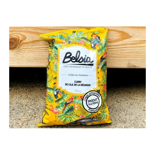 Chips Curry 150g - BELSIA