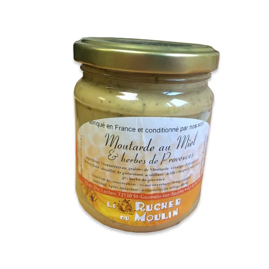 Moutarde douce au miel - Apiculture Chambron