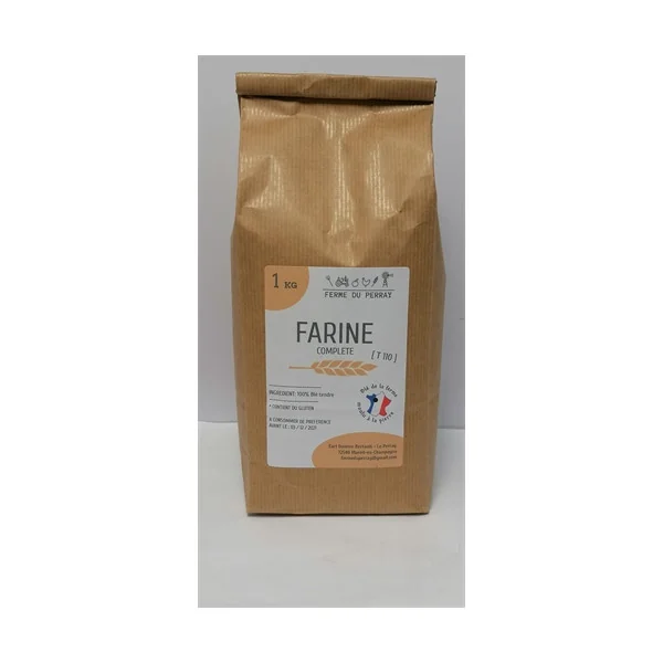 Farine Complète T110 1kg - Ferme du Perray
