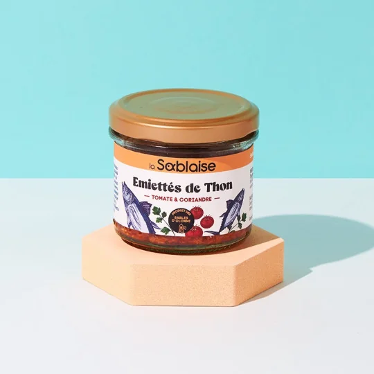 Emiettés de Thon Tomate Coriandre - 100g - La Sablaise