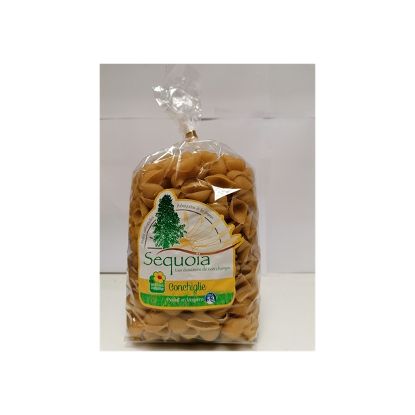 Pâtes Artisanales Sequoïa - Conchiglie 500 g