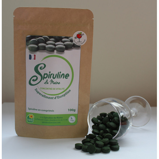 Spiruline en comprimés (100g)