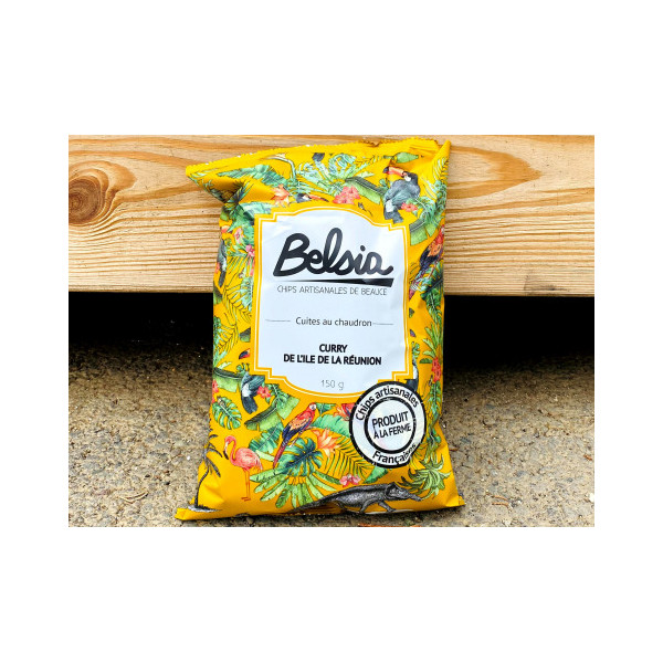 Chips Curry 150g - BELSIA