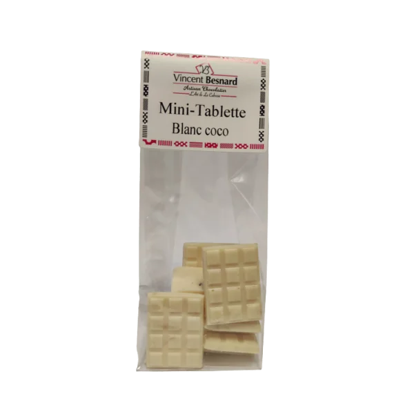 Mini-tablette Blanc coco 70g - Vincent Besnard