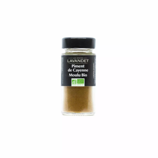 Epices Piment de Cayenne Moulu Bio 33g - Luberon Gourmet