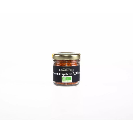 Epices Piment d Espelette AOP Moulu Bio 20g - Luberon Gourmet