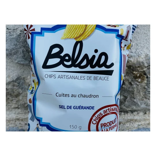 Chips Ondulée - Sel de Guérande- 150g - BELSIA