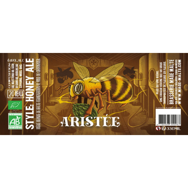 Bière Aristée BIO - 33cl -Mage Malte