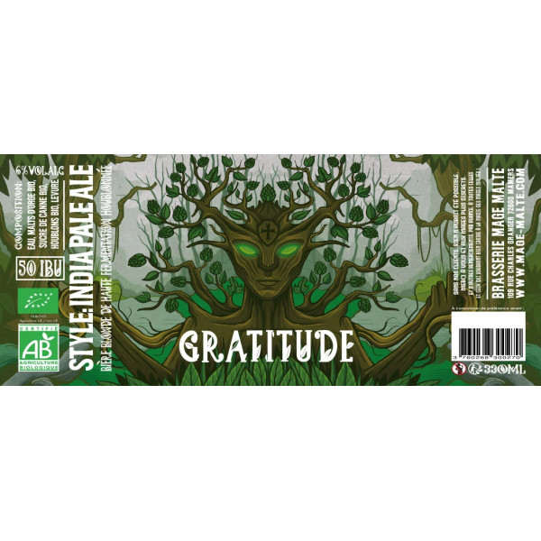 Bière Gratitude BIO - 33cl - Mage Malte