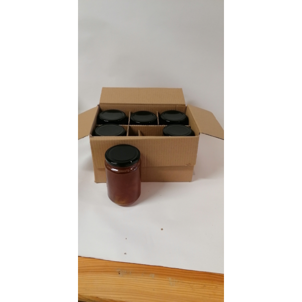 Carton avec Croisillons pour 6 pots de 1 kg en verre - lot de 20