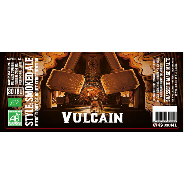 Bière Vulcain BIO - 33cl 