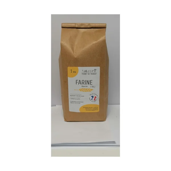 Farine Blanche T65-  1kg - Ferme du Perray