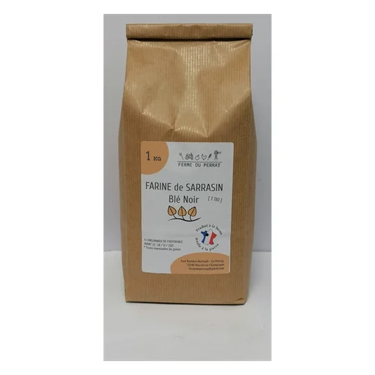 Farine de Sarrasin (sans gluten) 1kg - Ferme du Perray