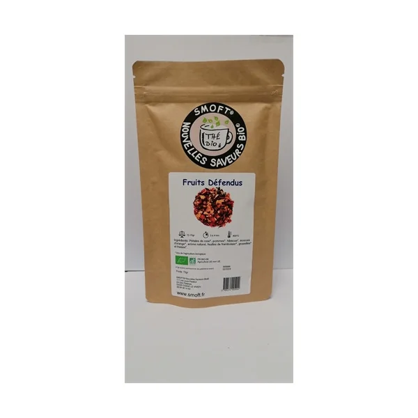 Infusion Fruits Défendus Bio -80 g - Smoft