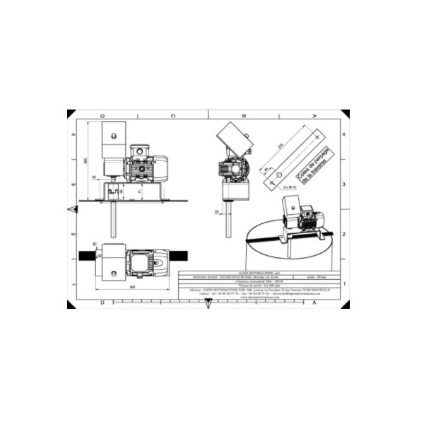 Moteur Pour extracteur 9 à 18 Cadres