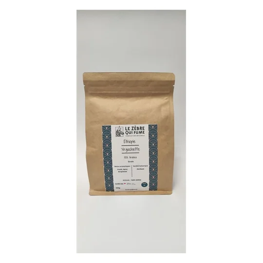 Café en grains ETHOPIE 250g - Le Zèbre Qui Fume