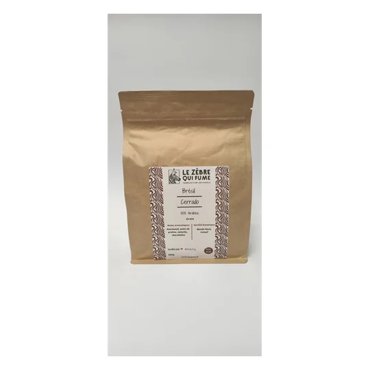 Café en grains BRESIL 250g - Le Zèbre Qui Fume