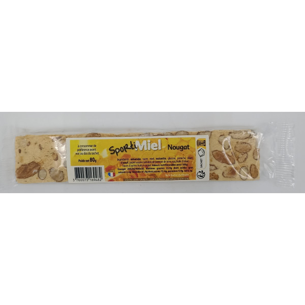 Nougat Artisanal Sportimiel - 80gr