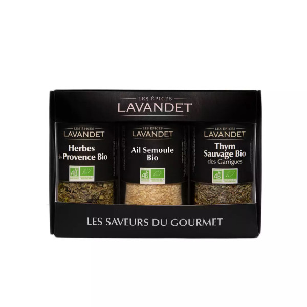 Epices Coffret Les Saveurs Du Gourmet Provencales Bio - Luberon Gourmet