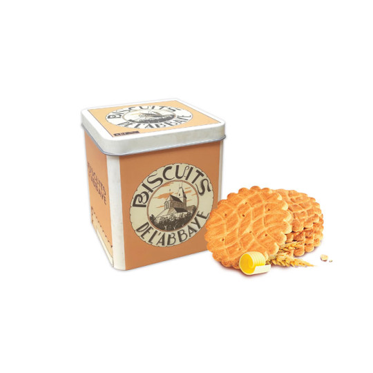 Pot Carré Année 40 - Biscuiterie de l'Abbaye 130 g