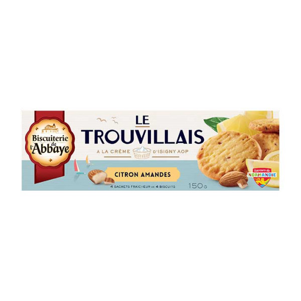 Trouvillais au Citron et aux Amandes - 150Gr