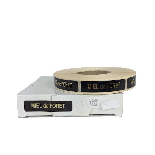 ETIQ. Miel de Foret (boite de 1000)