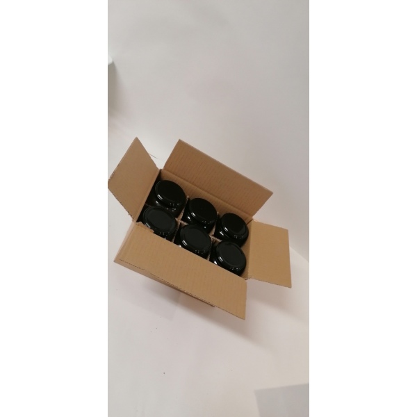 Carton avec Croisillons pour 6 pots de 500 verre TO63 - lot de 20
