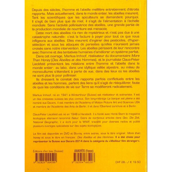 Des Abeilles et des Hommes - Livre 