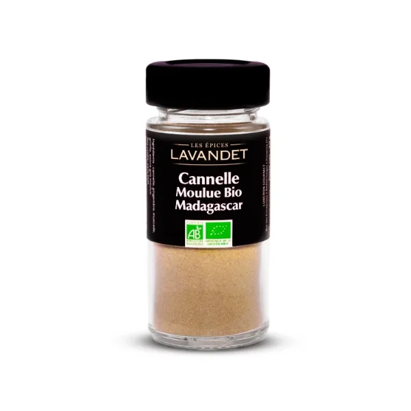 Epices Cannelle de Madagascar Bio Moulue 35 g - Luberon Gourmet