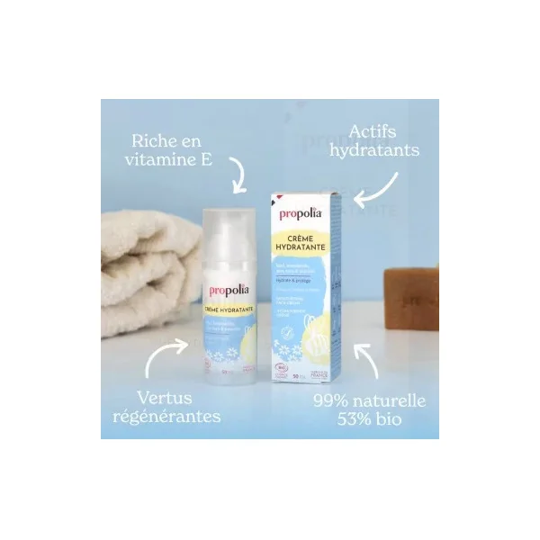 Crème de Jour Peaux Normales 50ml - Propolia