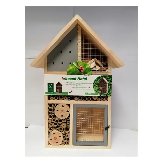 Hotel Ă  Insectes en Bois Brut