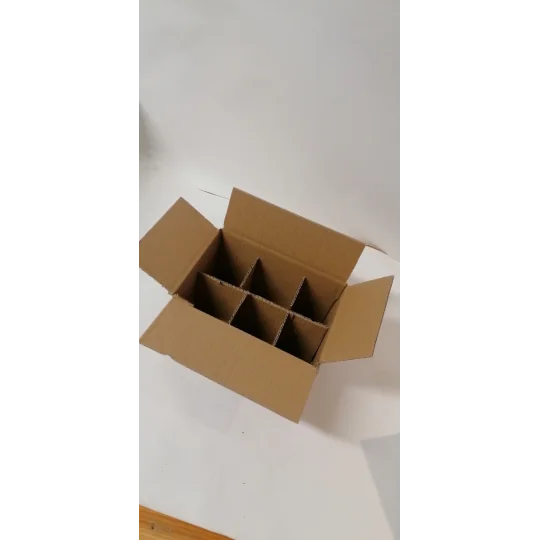 Carton avec Croisillons pour 6 pots de 500 verre TO63 - lot de 20