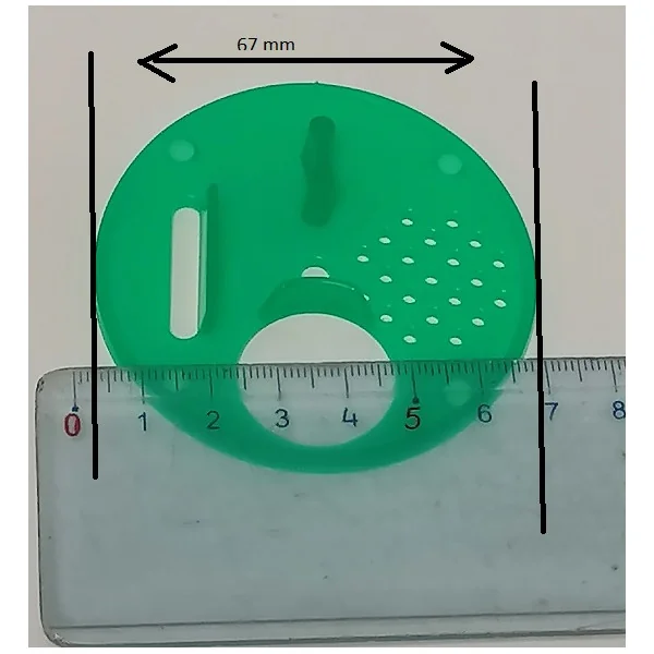 Entrée de Ruche Disque PLastique Couleur