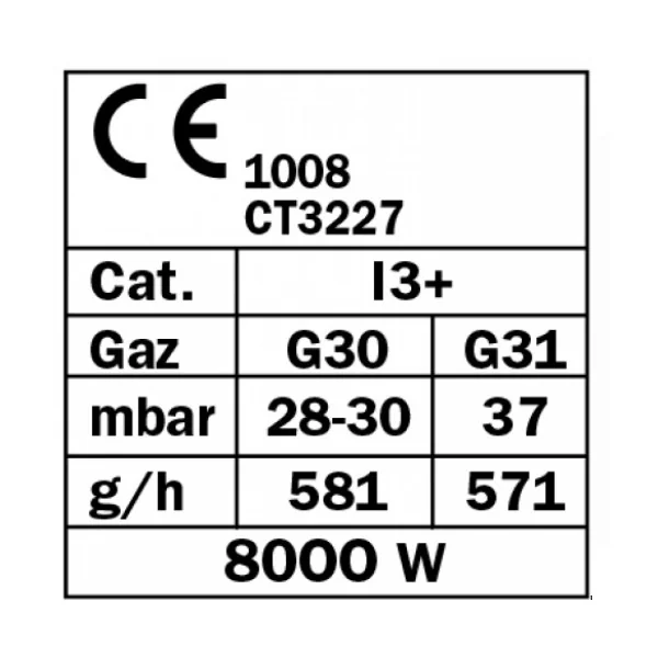 Réchaud à Gaz 3 Pieds fonte