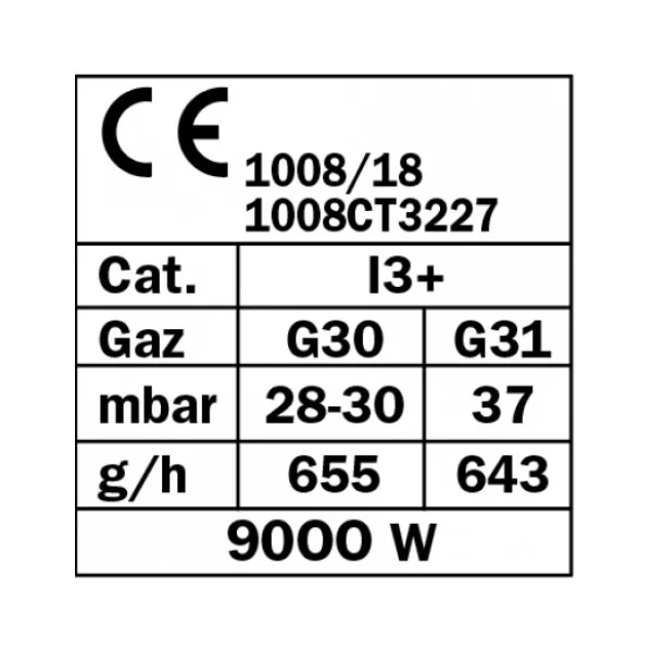 Réchaud à Gaz Pro 3 Robinets - 3 Feux
