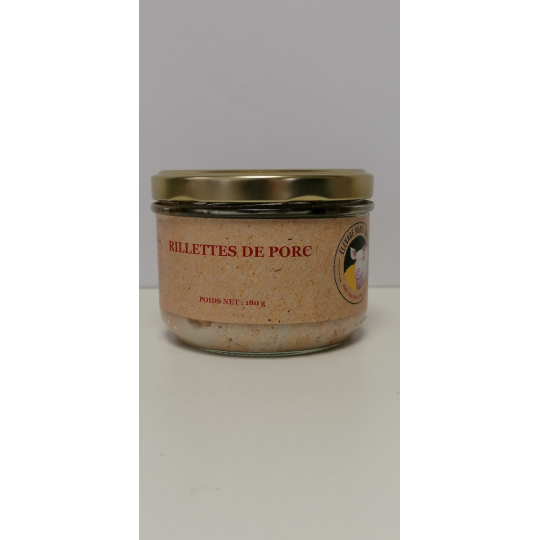 RILLETTES, PRODUITS LOCAUX, PRODUIT DIRECT PRODUCTEUR
