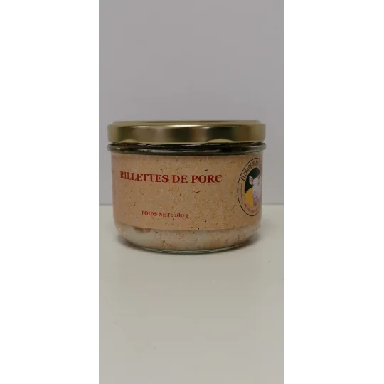 RILLETTES, PRODUITS LOCAUX, PRODUIT DIRECT PRODUCTEUR