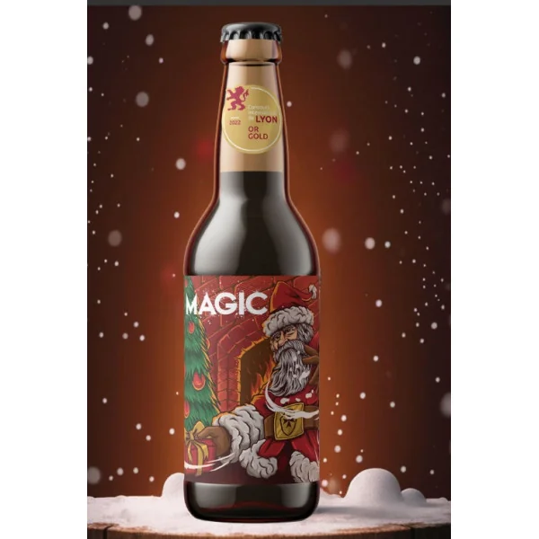 Bière de Noêl MAGIC BIO 33cl - Mage Malte