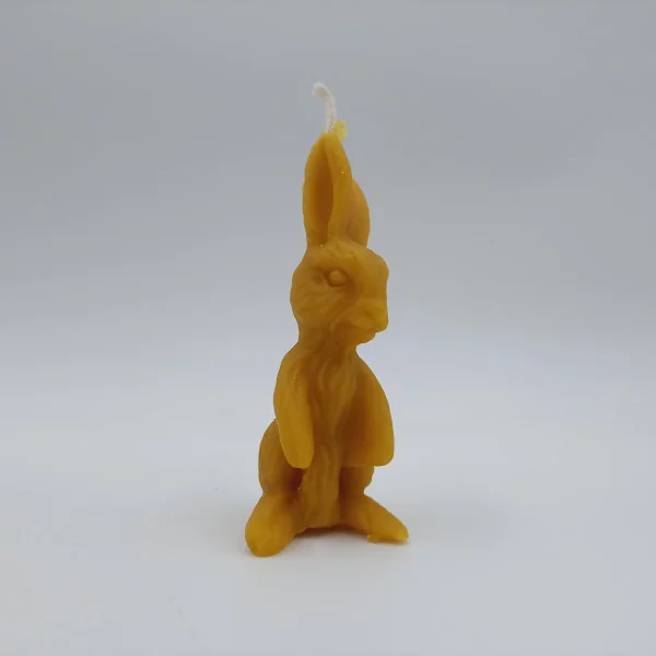 Bougie cire d' Abeille - Grand Lapin