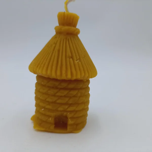 Bougie Cire d ' Abeille - Ruche Hutte