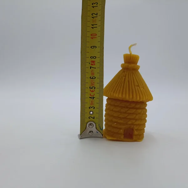 Bougie Cire d ' Abeille - Ruche Hutte