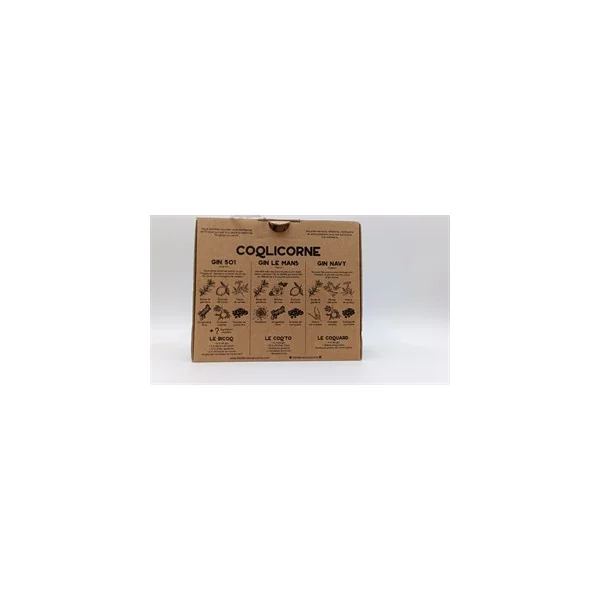 Coffret Gin Coqlicorne 3 x 20 cl
