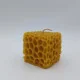Bougie Cire d'Abeille - Cube Alvéoles