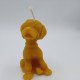 Bougie Cire d'Abeille - Chien