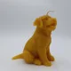 Bougie Cire d'Abeille - Chien Labrador