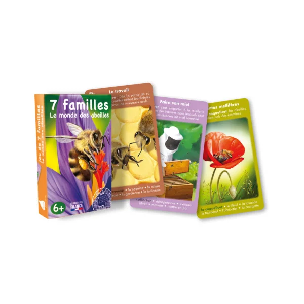 Jeu de 7 Famille Le monde des Abeilles - Biotope