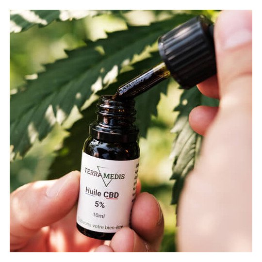 Huile 5 % de Chanvre CBD Adaptogéne -Terramedis
