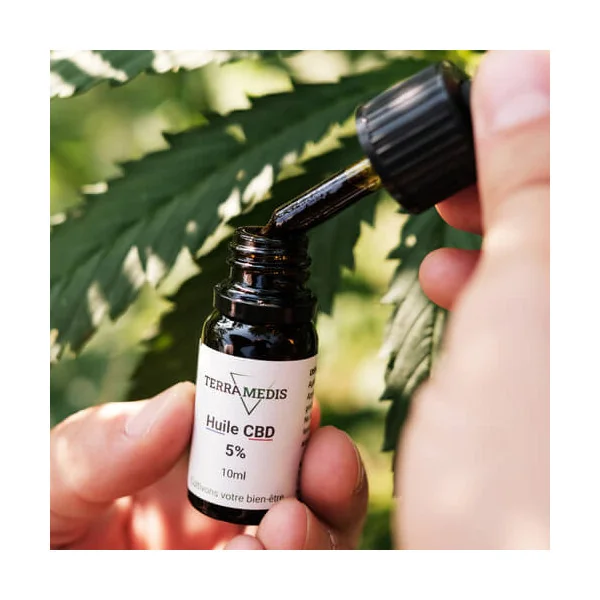 Huile 5 % de Chanvre CBD Adaptogéne -Terramedis
