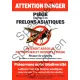 Panneau Attention Frelon 300 x 400 mm
