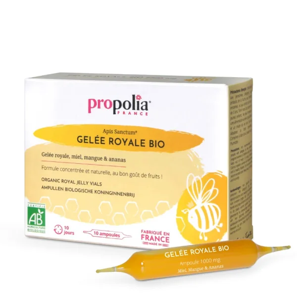 Ampoules de Gelée royale Bio